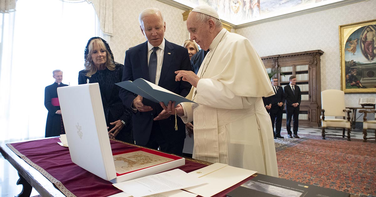 Reunión Joe Biden y papa Francisco3