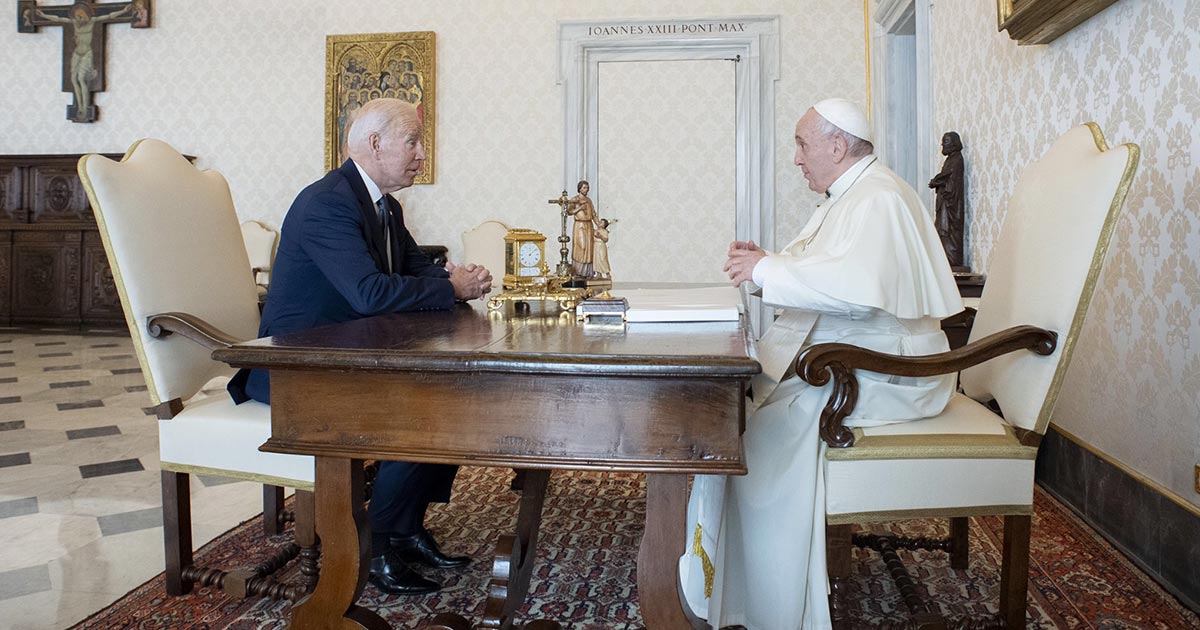 Reunión Joe Biden y papa Francisco4