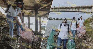 Activistas llaman a participar en “pesca de basura” en el río Tuxpan