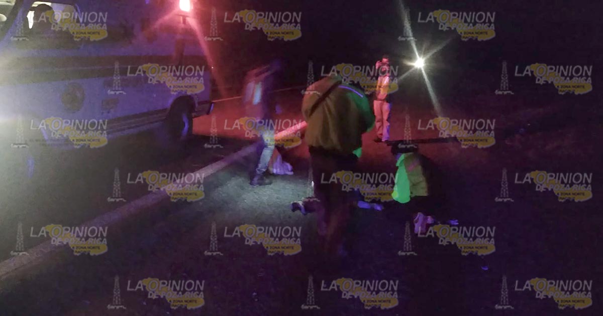 Atropellan a mujer en la carretera Pachuca-Tuxpan 2