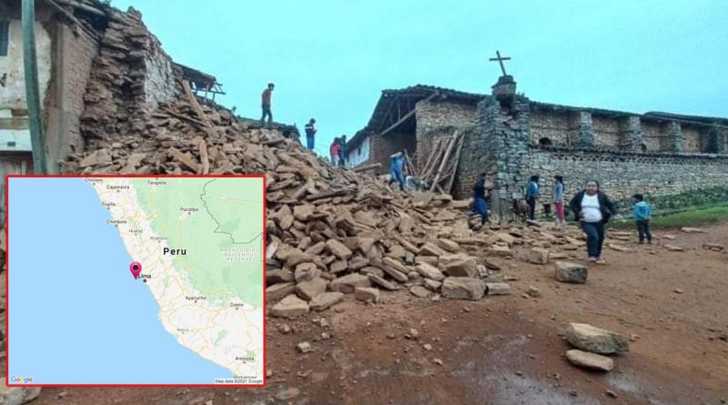 Terremoto de 7.5 sacude Perú