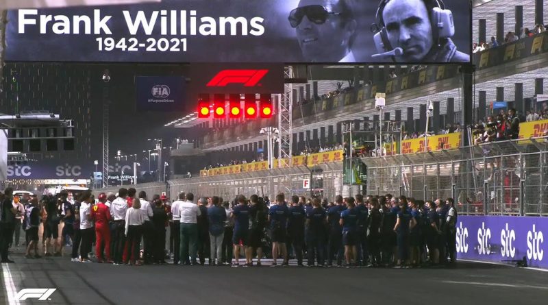 Rinden homenaje a Sir Frank Williams en el GP de Arabia