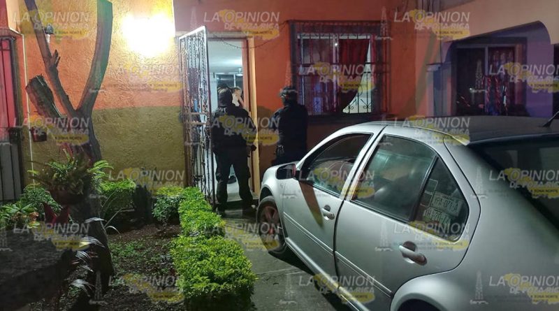 Pelea marital moviliza a policías en Tuxpan