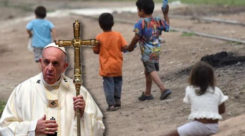 Papa Francisco pensará en los pobres durante Navidad