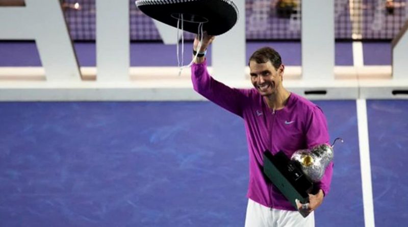 Rafael Nadal es campeón del Abierto Mexicano de Tenis