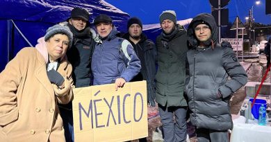 Evacuan a la embajadora de México en Ucrania tras bombardeo en Kiev
