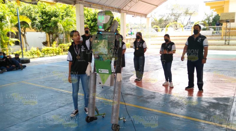 Robocovid, el robot hecho por estudiantes del Conalep