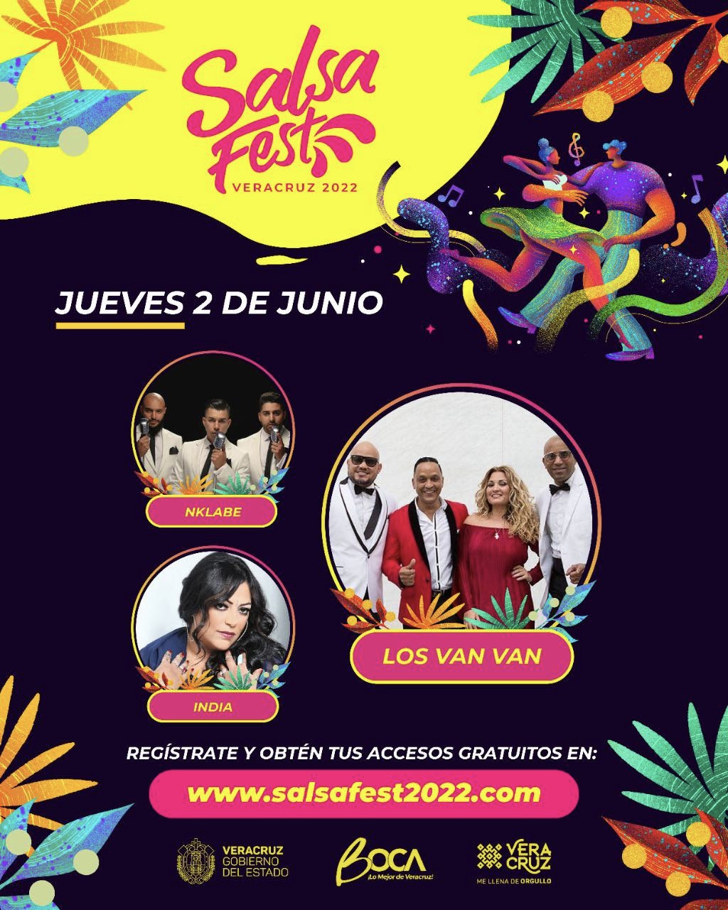 Presentan el elenco del Salsafest en Veracruz 4