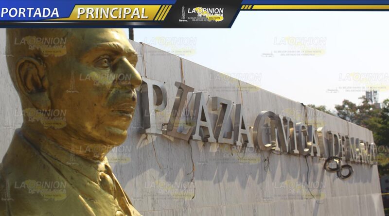 Vandalizada Plaza Cívica