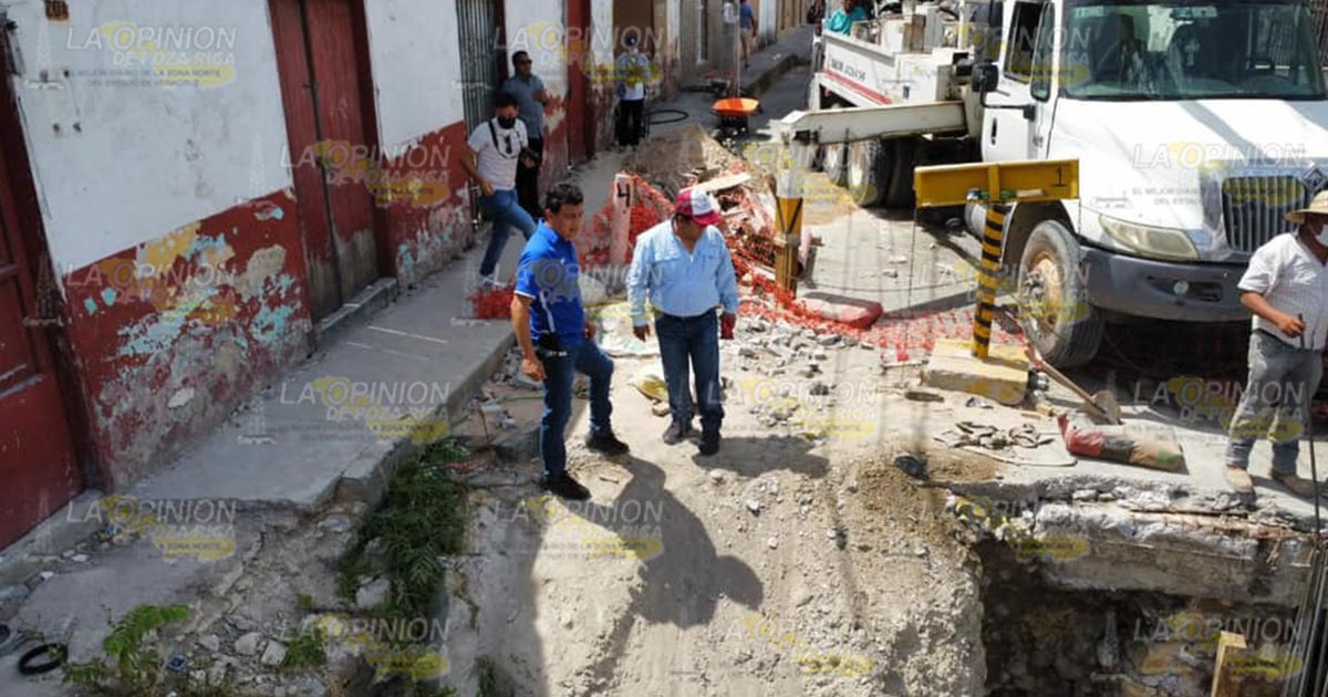 Avanza construcción en la calle Quintana Roo 3