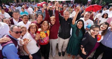 Gritan “presidente, presidente” a Marcelo Ebrard en Durango
