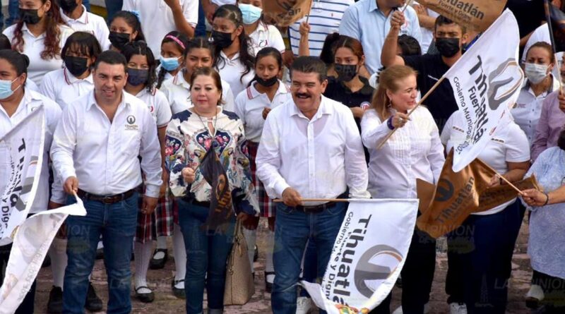 En marcha la rehabilitación del parque Benito Juárez de Tihuatlán