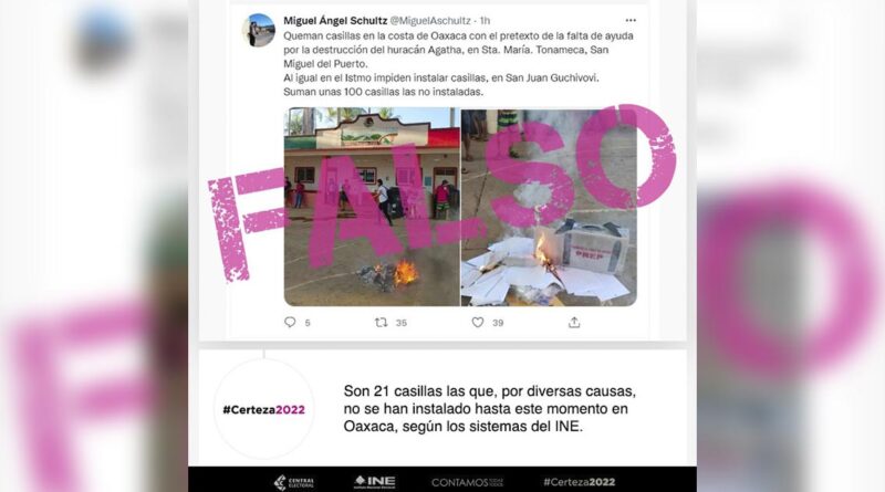 Desmienten quema de urnas en Oaxaca