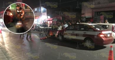Taxista atropella a joven en el centro de Álamo
