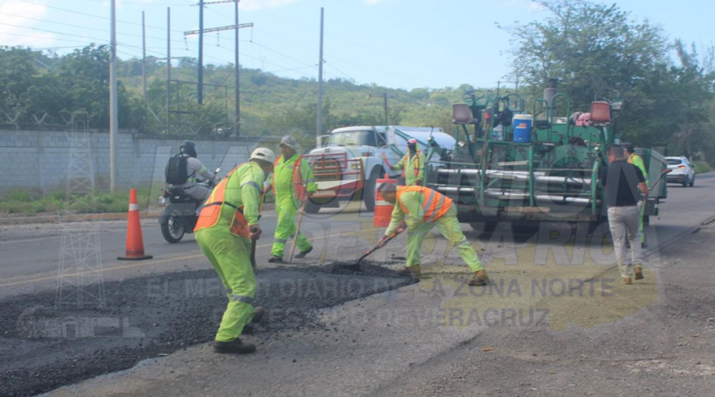 Rehabilitaran carretera federal México-Tuxpan