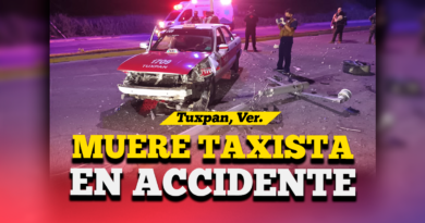 muere taxista en accidente