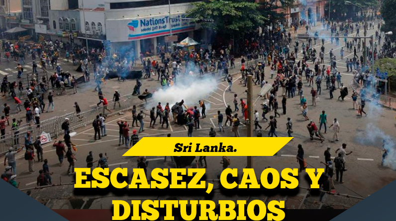 Escasez, caos y disturbios; así se desató la crisis en Sri Lanka