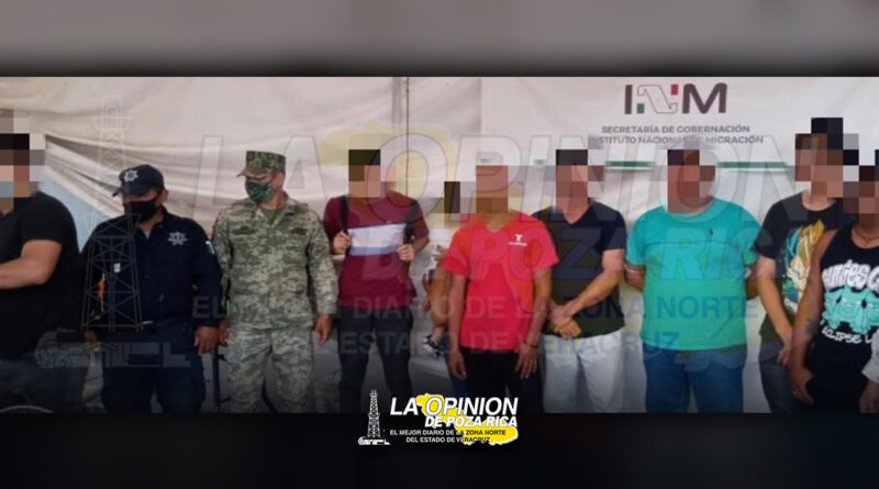 Rescata SSP a 98 migrantes en ocho municipios de Veracruz.