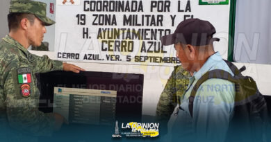 Labor social del Ejercito en Cerro Azul