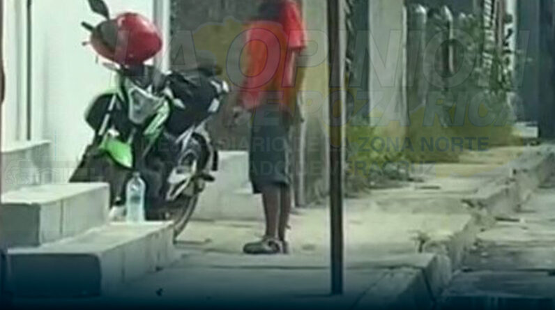 Captan a un ladrón de motos en pleno atraco