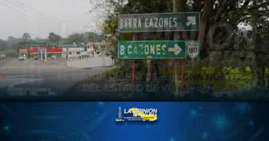 Peligrosas condiciones de la carretera Poza Rica-Cazones